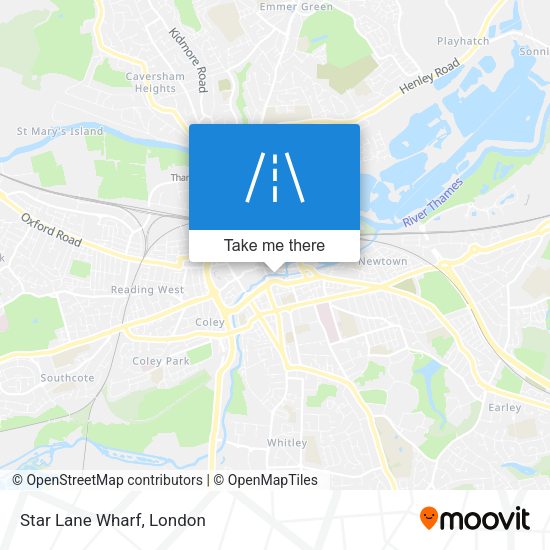 Star Lane Wharf map