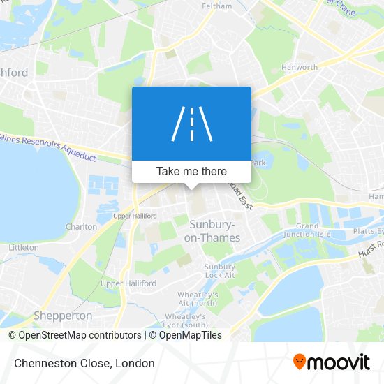 Chenneston Close map