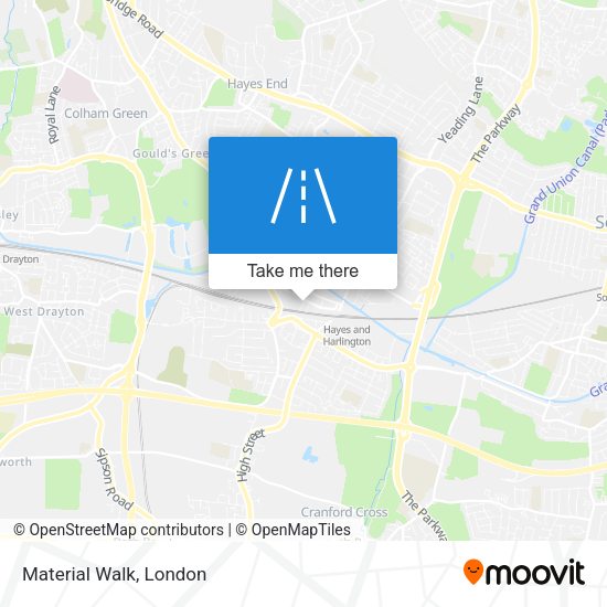Material Walk map