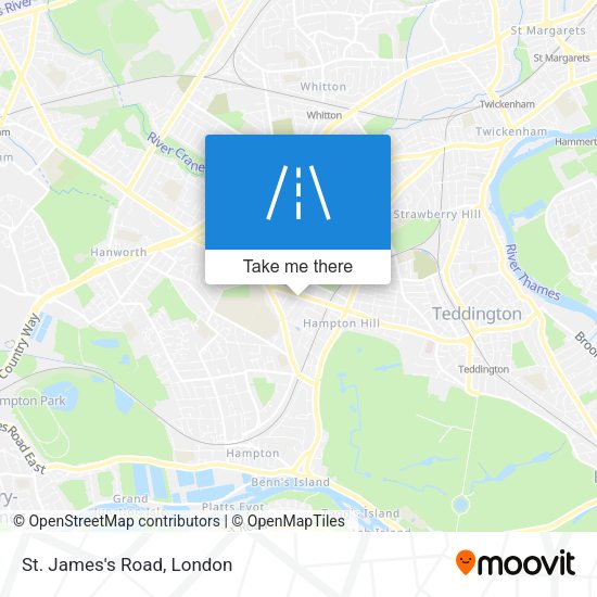 St. James's Road map