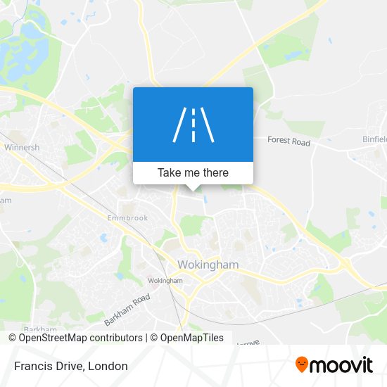 Francis Drive map