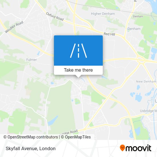 Skyfall Avenue map
