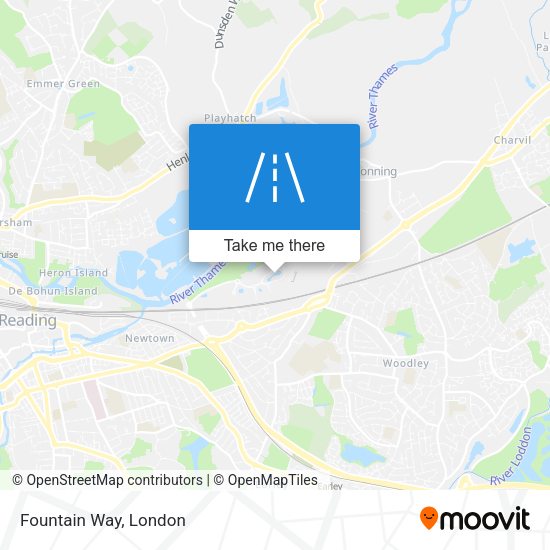 Fountain Way map
