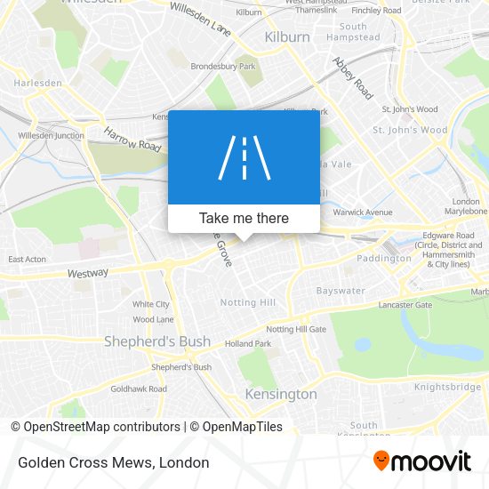 Golden Cross Mews map