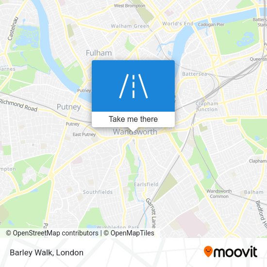 Barley Walk map