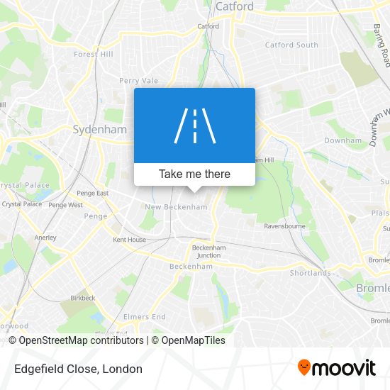 Edgefield Close map
