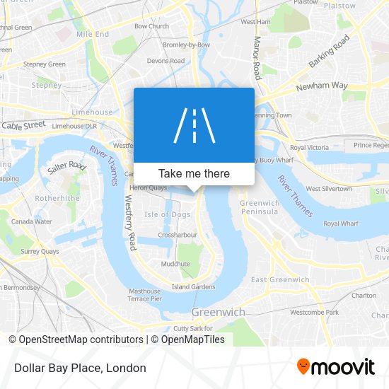Dollar Bay Place map
