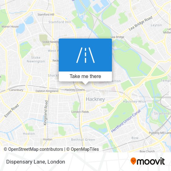 Dispensary Lane map