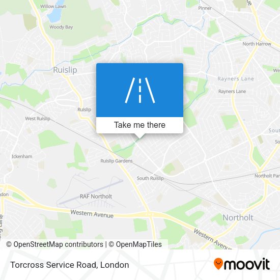 Torcross Service Road map