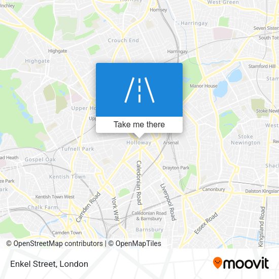 Enkel Street map