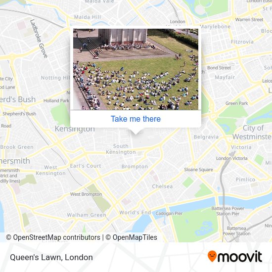Queen's Lawn map