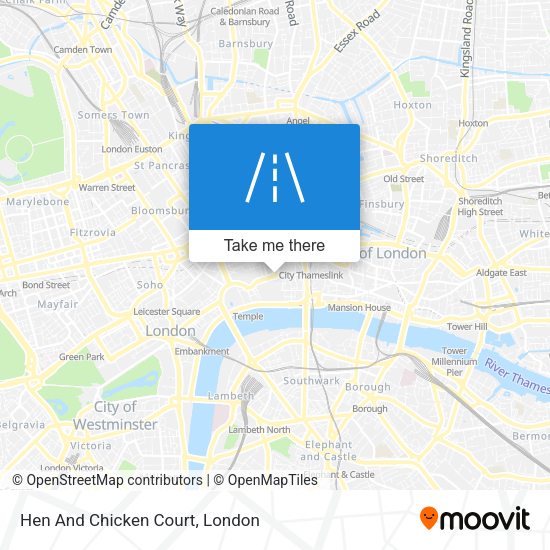 Hen And Chicken Court map