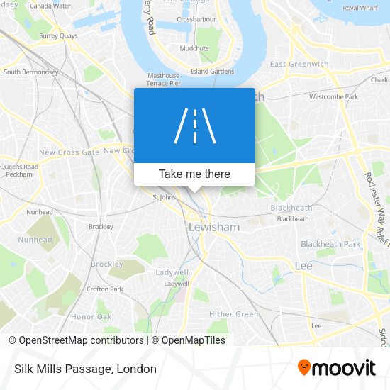 Silk Mills Passage map