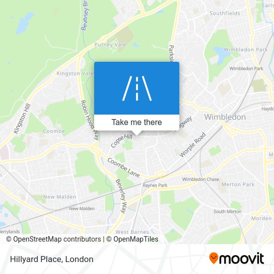 Hillyard Place map