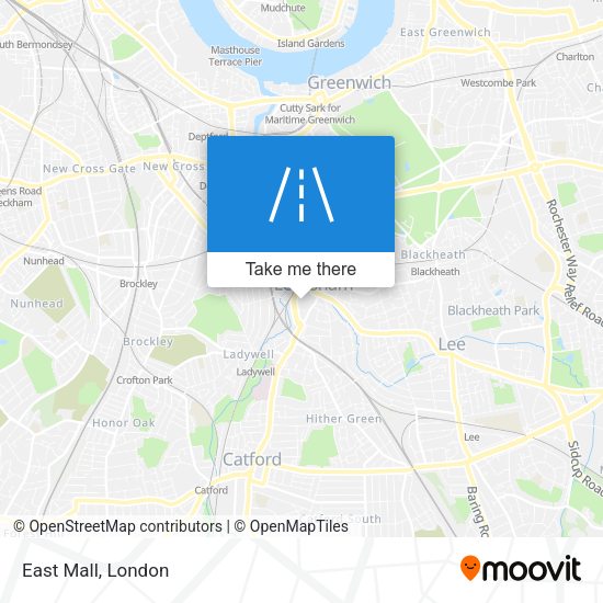 East Mall map