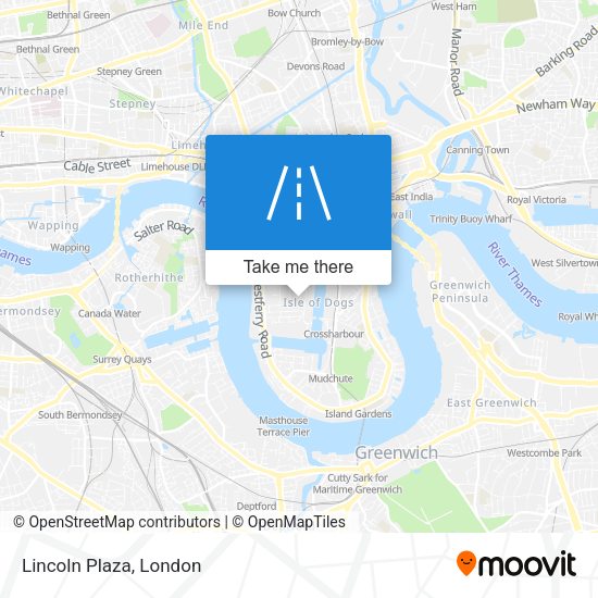 Lincoln Plaza map
