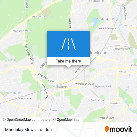 Mandalay Mews map