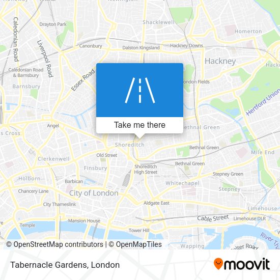 Tabernacle Gardens map