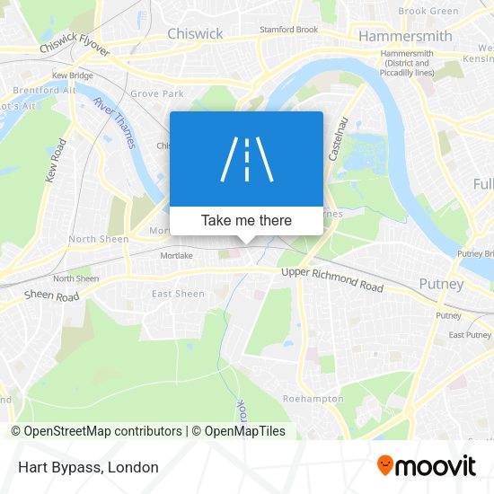 Hart Bypass map