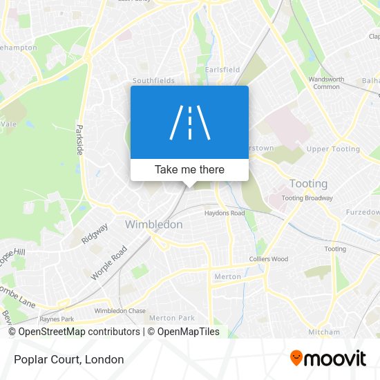 Poplar Court map