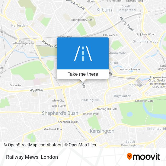Railway Mews map