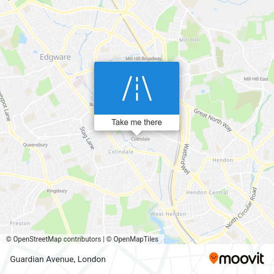 Guardian Avenue map