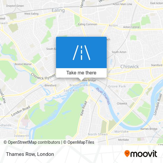 Thames Row map