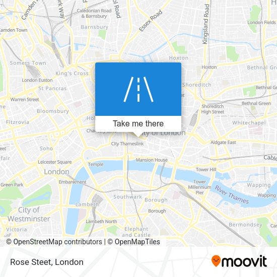 Rose Steet map