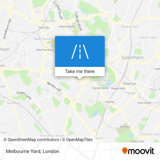 Melbourne Yard map