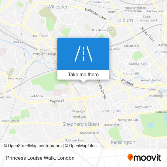 Princess Louise Walk map