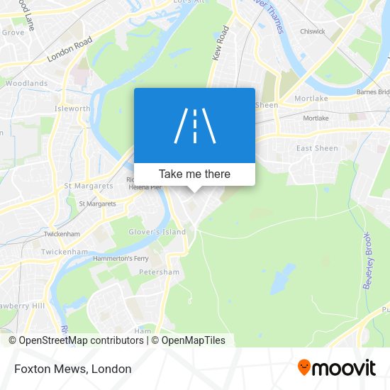 Foxton Mews map