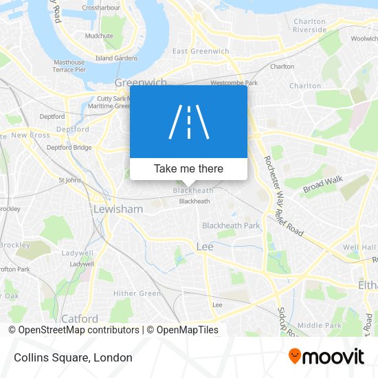 Collins Square map