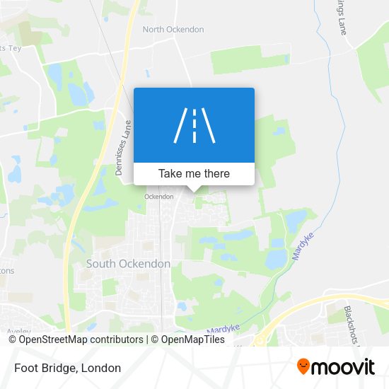 Foot Bridge map