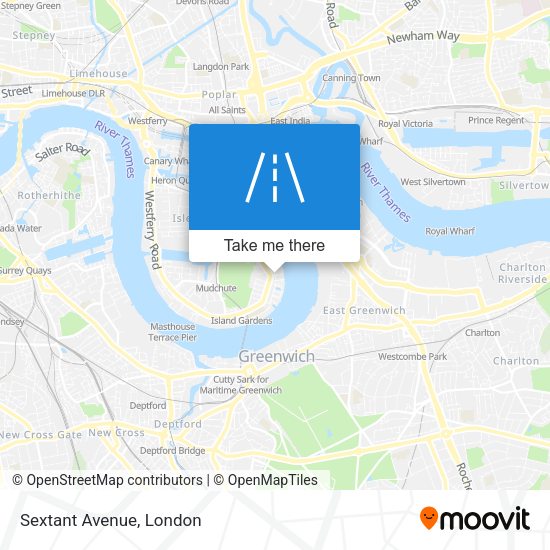 Sextant Avenue map