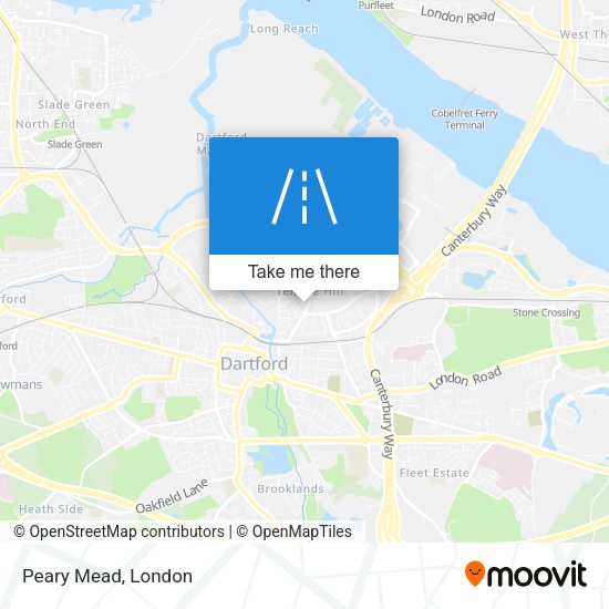 Peary Mead map