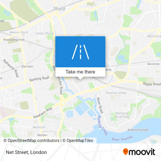 Net Street map