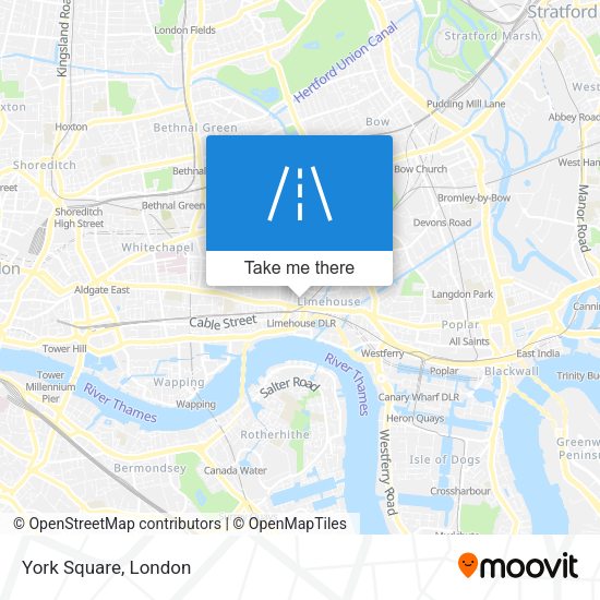 York Square map