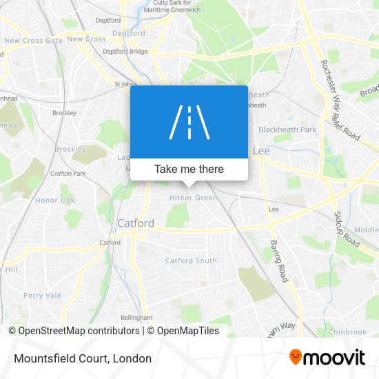 Mountsfield Court map