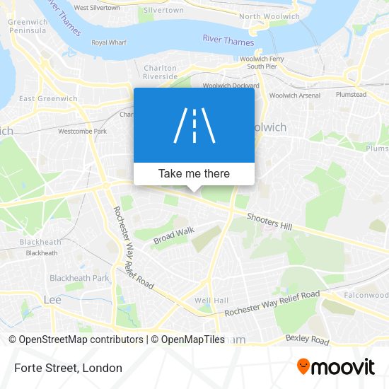 Forte Street map