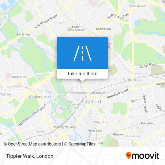 Tippler Walk map