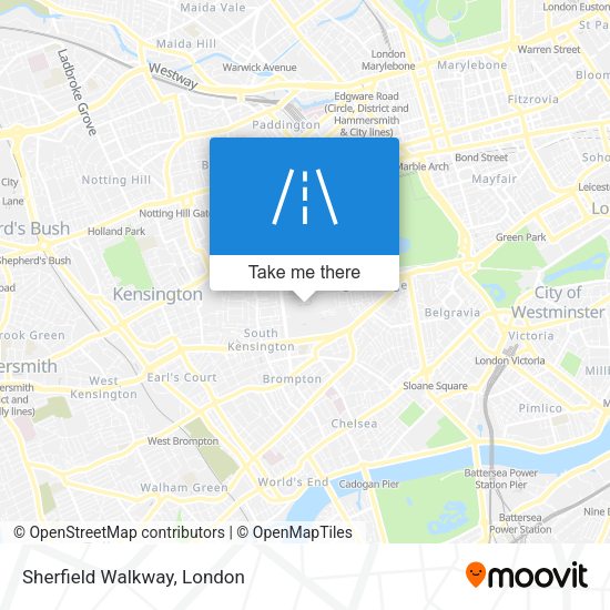 Sherfield Walkway map