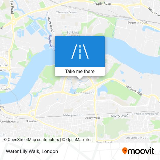 Water Lily Walk map