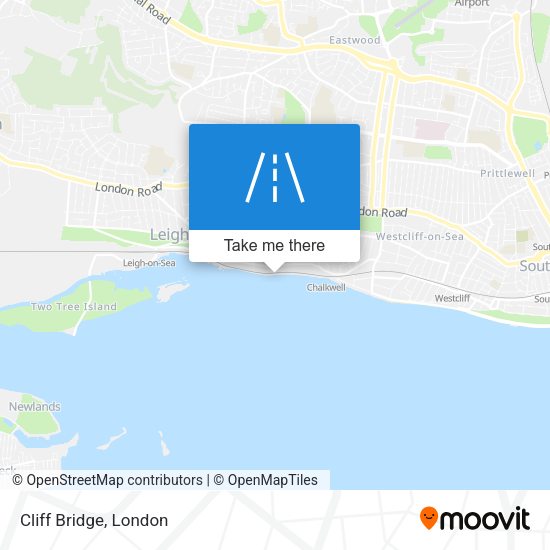 Cliff Bridge map