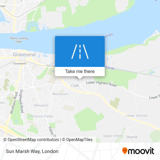 Sun Marsh Way map