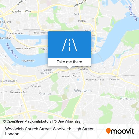 Woolwich Church Street; Woolwich High Street map