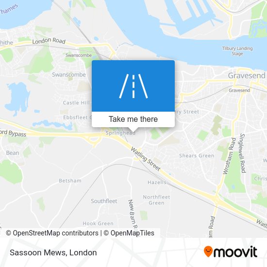 Sassoon Mews map