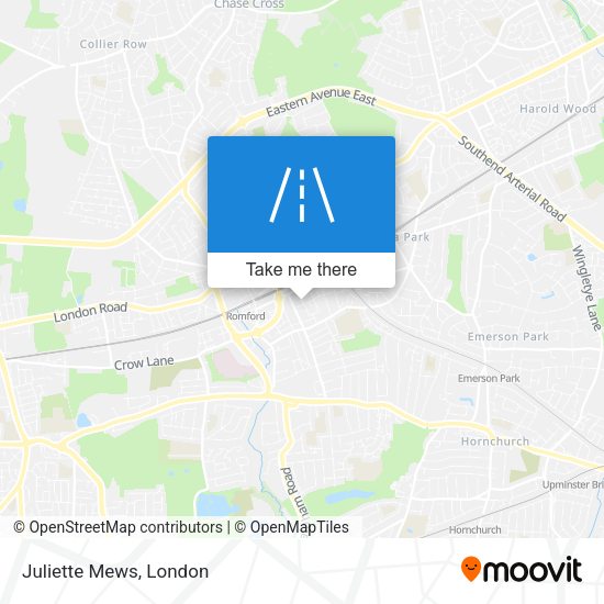 Juliette Mews map