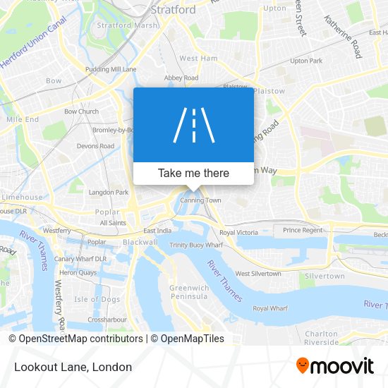 Lookout Lane map