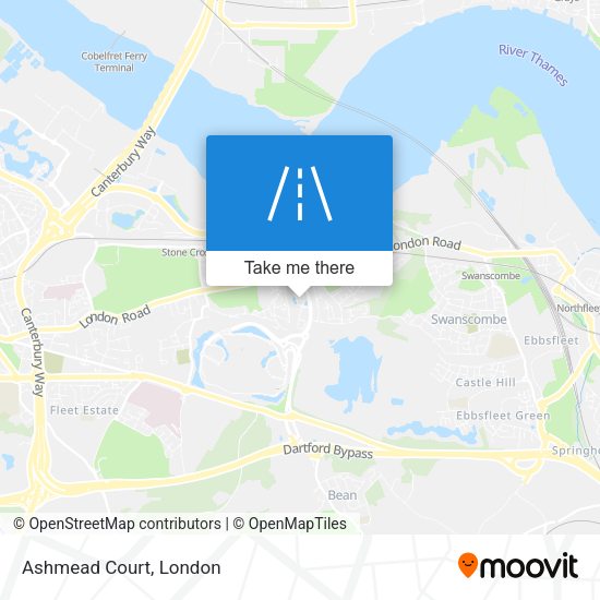 Ashmead Court map