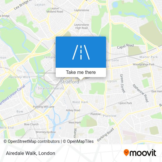 Airedale Walk map